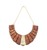 Load image into Gallery viewer, Wood Collar Necklace
