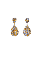 Citrine & Iolite earrings