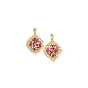 Garnet & Rose garnet earrings
